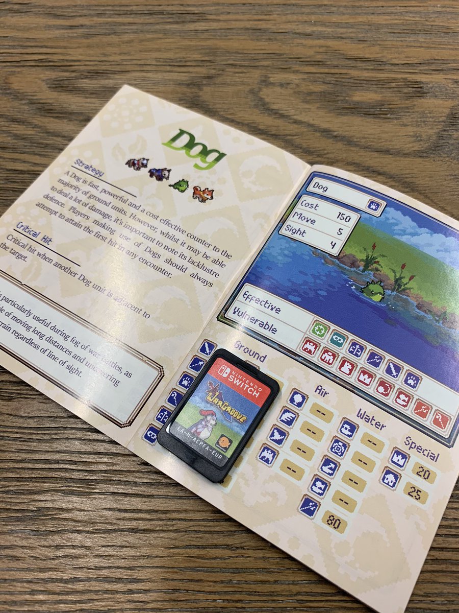 Wargroove Deluxe Edition copies turned up at the office and woah are we in love 😍 

Don’t forget there’s still time to preorder yours and you can find out more here ➡️ wargroove.com/physical-wargr…