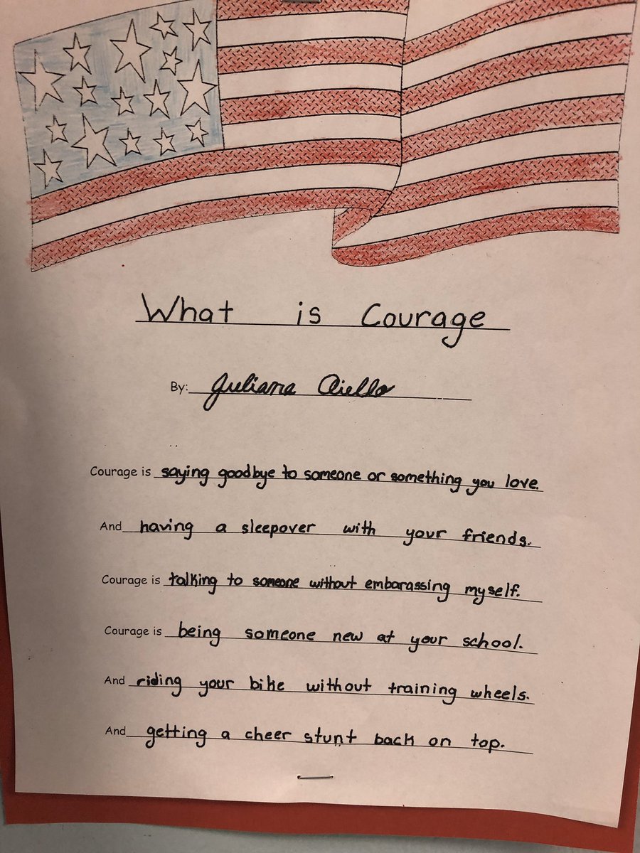 duffieldcsd's tweet photo. What a great time for 4th Graders to learn about the meaning of courage with Veteran’s Day around the corner. 🇺🇸 https://t.co/I97cbP1SIR