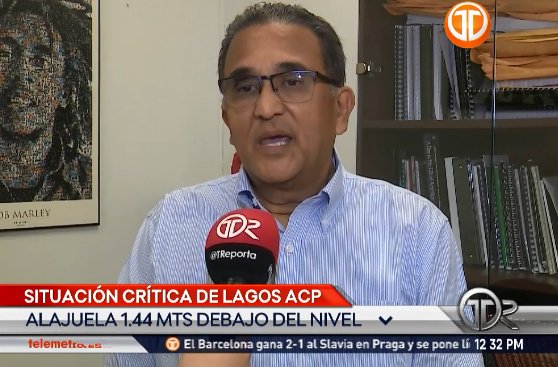 TReporta's tweet photo. Los lagos que abastecen el @canaldepanama presentan una situación crítica. #TReporta https://t.co/XQWSs3DBJ5