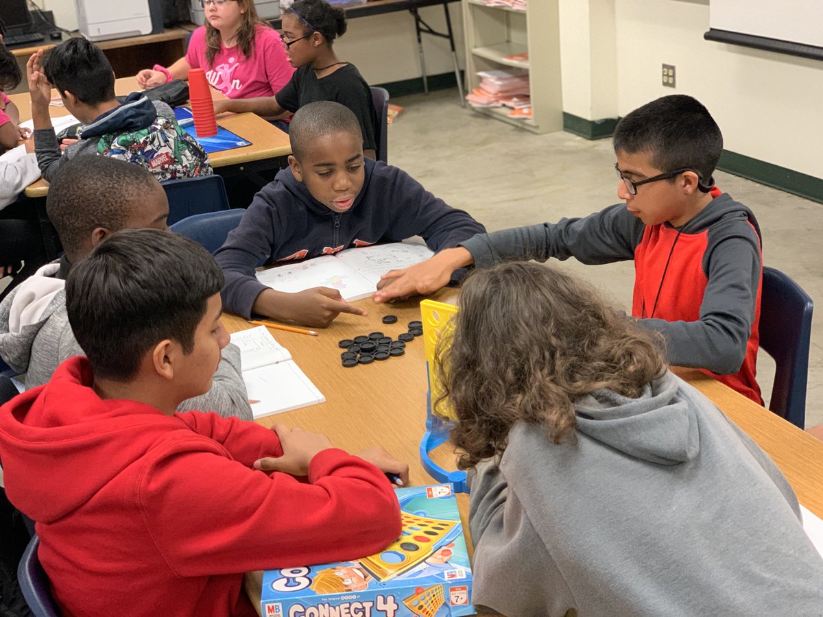 HernandezMS's tweet image. Mrs. Dees Gateway classes are using the #IBdesigncycle to do design research with current games and then create original games for other students. #IB #internationalbaccalaureate #hemsbulldogs