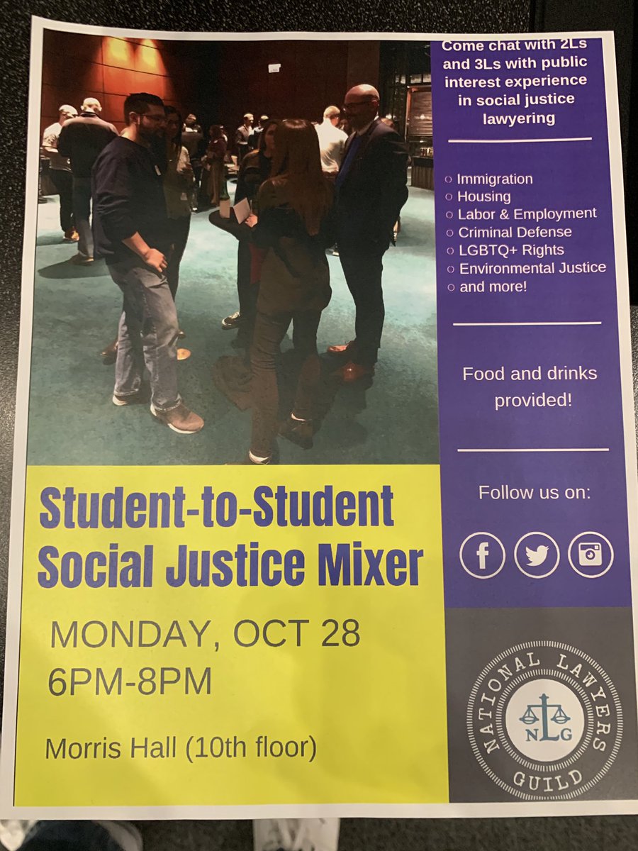 Social justice mixer