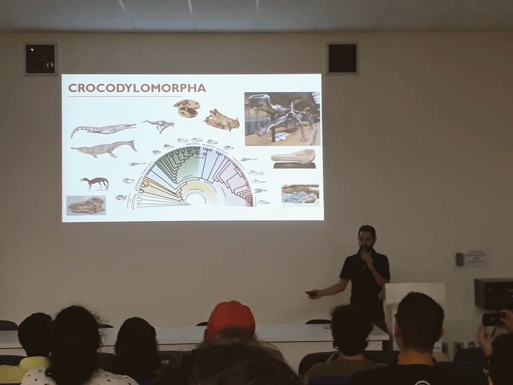 Yesterday I presented my recently published work on crocodylomorph cranial shape evolution at the Brazilian Congress of Paleontology. #XXVICBP #GeometricMorphometrics