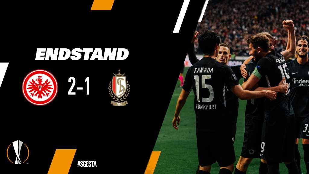 ⏹️ 90.:
Schluss! Aus! Zweiter Sieg in der Gruppe 💪
––––––
#SGEuropa #SGESTA 2:1