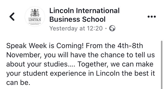 SPEAK WEEK! Not ‘squeak’ week ... BE LOUD (not a quiet mouse 🐁)- start thinking of anything you’d like the Economics Division Staff to know! We will be collecting thoughts over the next few weeks at our study sessions.