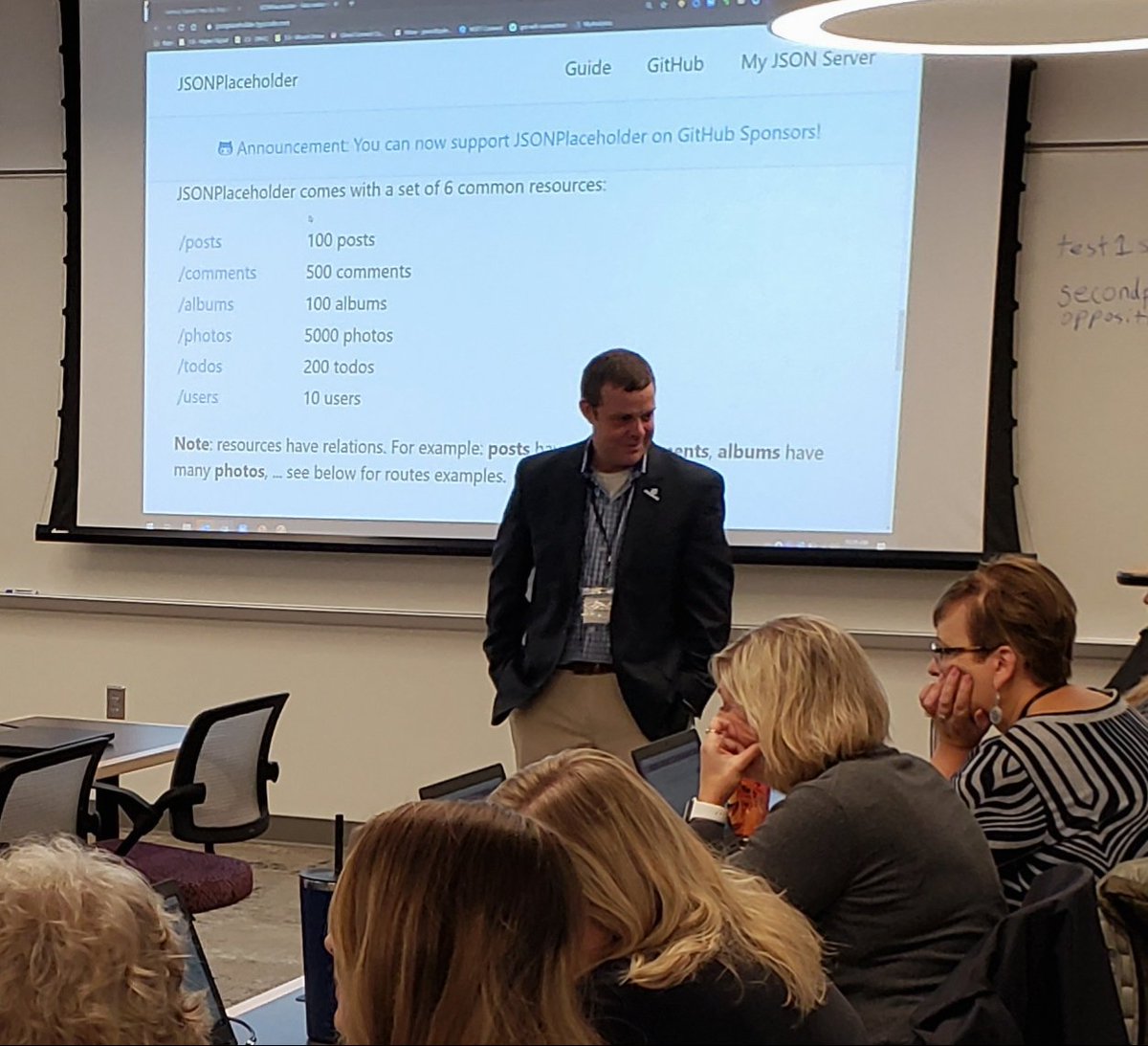 kbradder's tweet photo. Loved learning JSON from Jason @jason_e_pyle from @higherdigitallc at @MECADifference. #highered #DXSimplified https://t.co/TUjKlyZkea