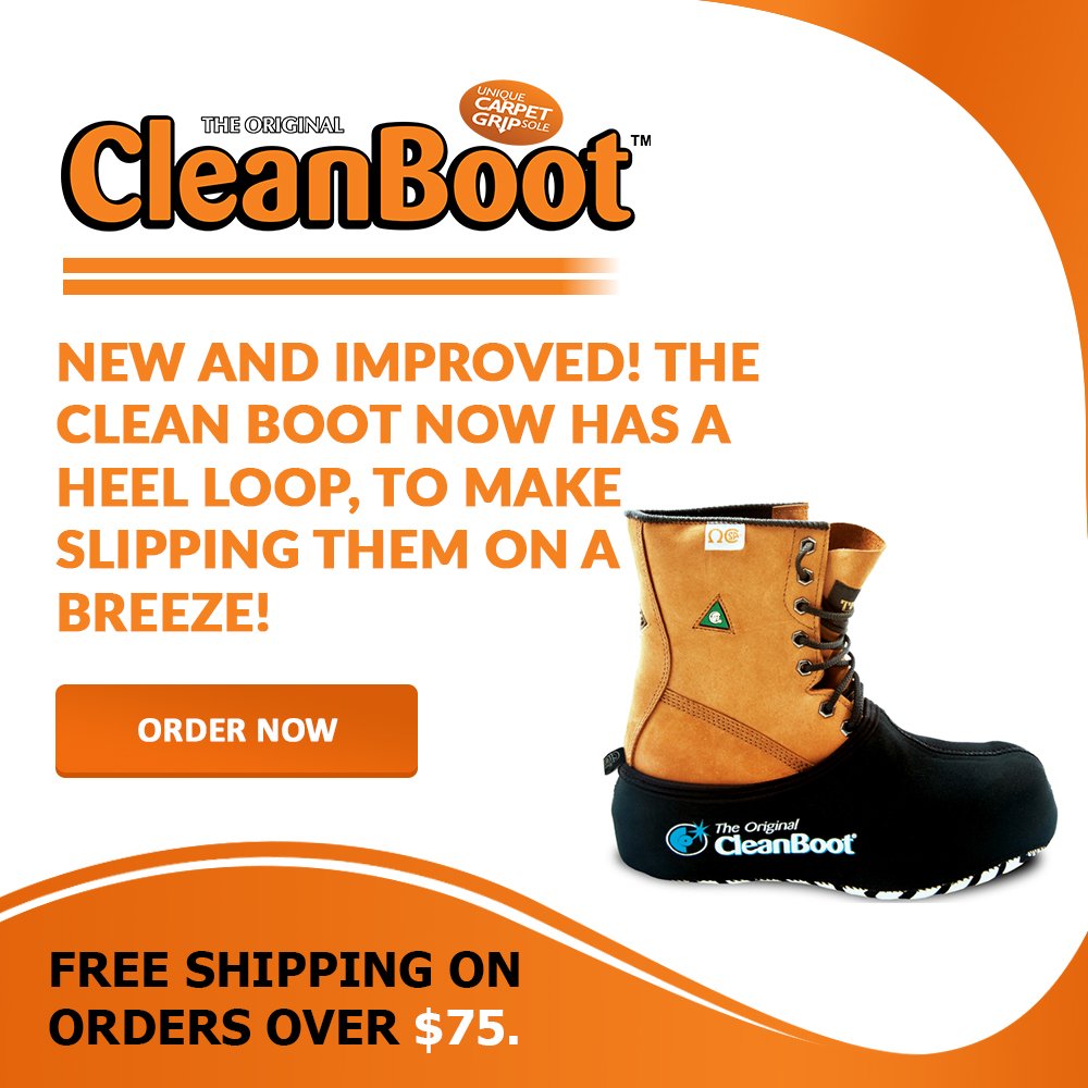 thecleanboot's tweet image. New And Improved! The Clean Boot now has a heel loop, to make slipping them on a breeze! Order a #CleanBoot pair now bit.ly/2DhNm9f

#Heel #loop #Boot #Covers #OverShoes #Safety