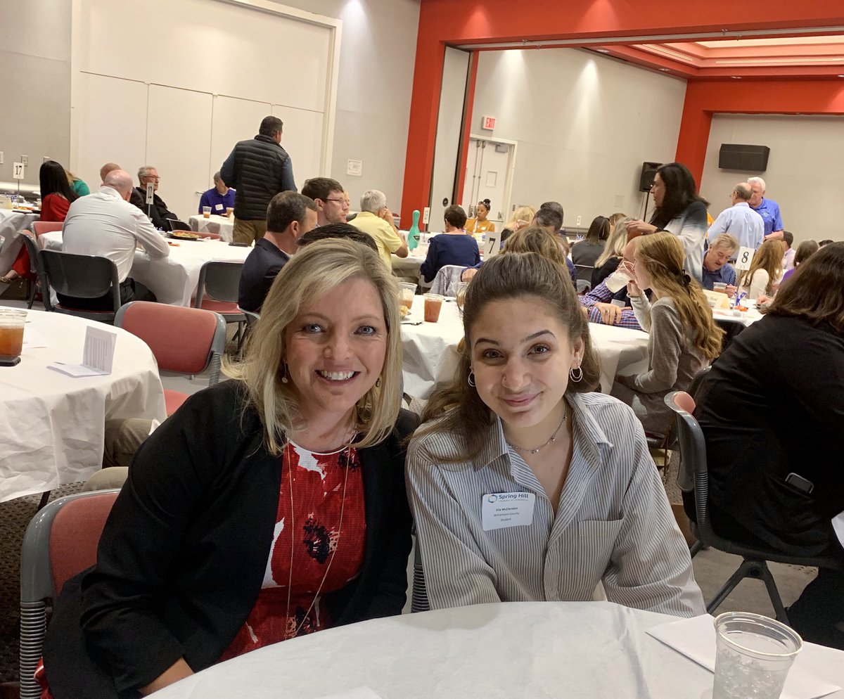 WcsEic's tweet photo. Thank you to Kelli and the Spring Hill Chamber of Commerce for the invitation to share our EIC@wcs story! A big shout out to SHS student Ella McClendon for representing WCS and the EIC so well!  ⁦@wcsSHS⁩ ⁦@SHChamberTN⁩ https://t.co/GHKZeRw6Hb