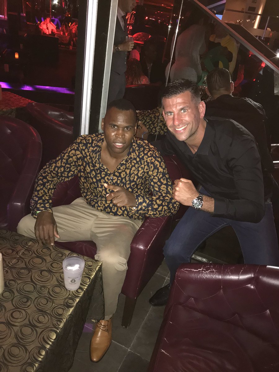 Great spending some time with the champ @AdonisSuperman at the #wbccancun57 @wbcmoro always with a smile on his face and great to see how the @WBCBoxing stick by their champions #respect #wbcfamily #Superman