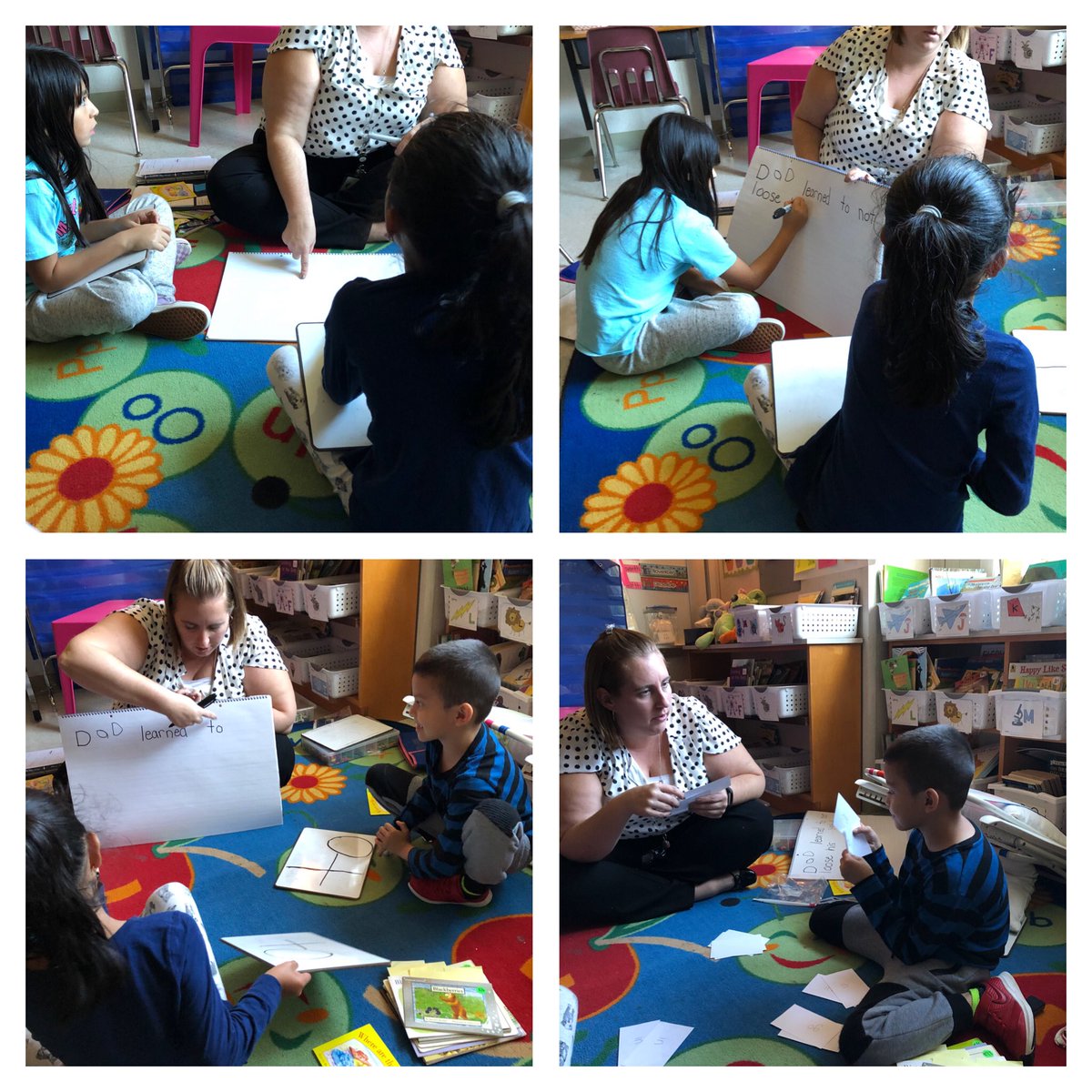 kerryoames's tweet photo. Interactive writing @BaileysES_FCPS plan, write, reread, practice and play go fish with known words! #secondgrade @FCPS_TitleI https://t.co/h9UAthQKGP