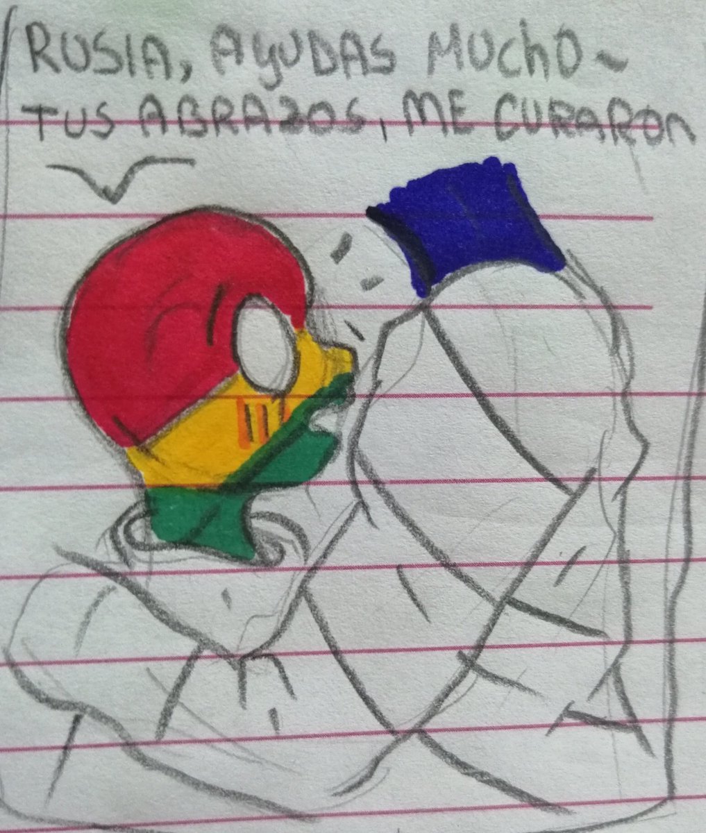 ChojyB's tweet photo. Estoy bien [Parte 4/??]

#Rusibia #RusiaxBolivia #Yaoi #Comic #foryou #parati #CountryHumans #countryhumansrussia #countryhumansbolivia 

No pregunten de el xq el cuello de Rusia de rojo cambió a azul, este cómic siguió hoy x una niña linda @134340p_  feliz cumple💓 https://t.co/AXNqcuHe9l