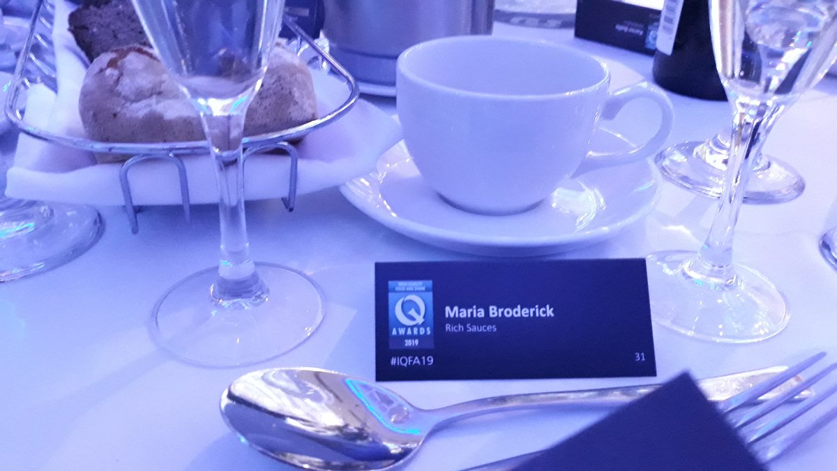 Awards night <a href="/IrishQFAs/">IrishQFAs</a> all about to begin... best of luck <a href="/_richsauces/">Tim | Rich Sauces</a> <a href="/Abrakebabra/">Abrakebabra</a>