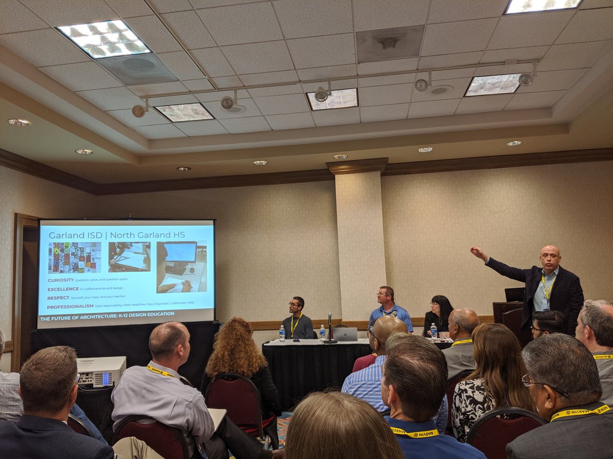 Excited to be at #TxA2019 and hear from these inspiring high school architecture teachers! <a href="/TXArchitects/">Texas Society of Architects</a>