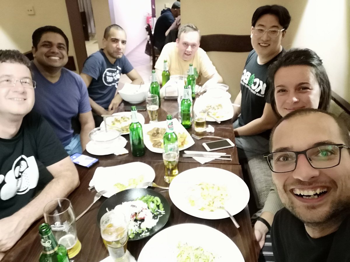 kalinchernev's tweet photo. Feeling so good with SecOSdays friends 🍺 🥩 🇧🇬 https://t.co/dGBgfkmNz9