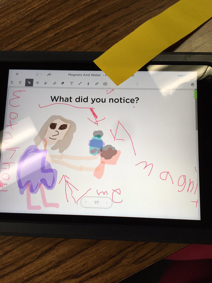 marla_jaynes's tweet photo. Magnets work through water! 1st grade science experiments! #1MidwayScience @SVEmisd @MidwayISD https://t.co/l3oLKy9nkn