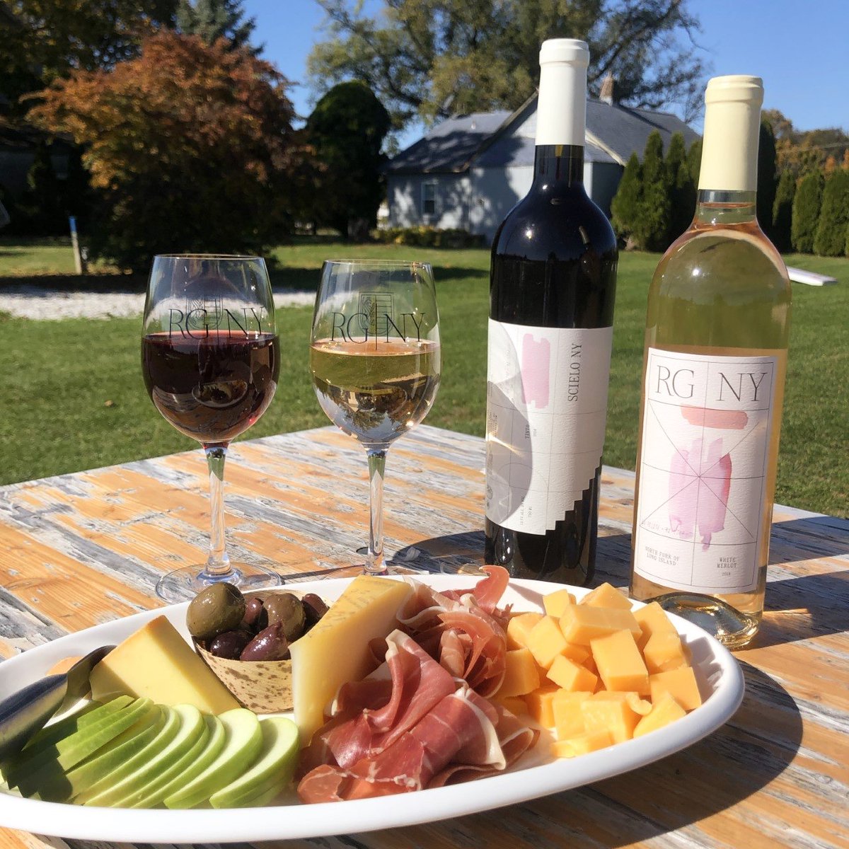 Scielo Tinto + RG White Merlot + Local Board = heaven. Come relax and enjoy our wine and snacks all week and this weekend!