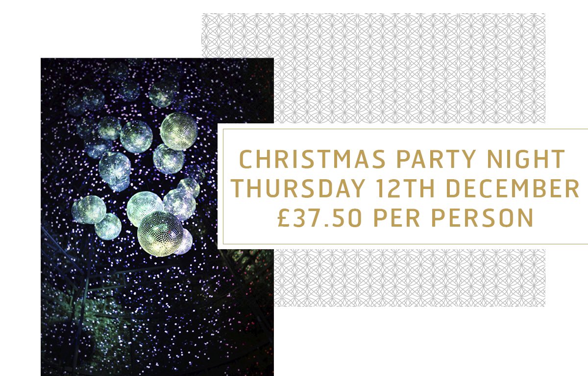 Have you got your Christmas party night booked?? Last date with availability  <a href="/MalloryCourt/">Mallory Court</a> is 12th Dec!  Festive cocktail 🍹followed by 3 course choice menu 🍽 &amp; our brilliant DJ will be playing past midnight 💃🏼🕺🏼 Call us to book 01926330214 #christmasparty #christmasiscoming