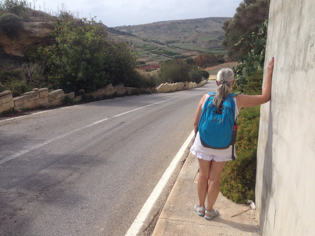 Road from Mgarr to Gnejna, Malta #realmalta  #hiddenmalta #malta #walking #greatwalks #maltawalks #visitmalta  #womenwhotravel #travel #holidays