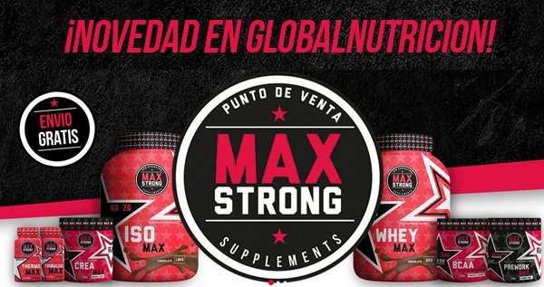 GlobalNutricion's tweet photo. ¡¡OS TRAEMOS EN GLOBALNUTRICION MAX STRONG UNA REVOLUCIÓN EN LA SUPLEMENTACIÓN DEPORTIVA!!Si quieres descubrir más sobre esta marca y todos sus productos te invitamos a descubirlos aqui: https://t.co/6LPuxI9DuS

¡ENVÍO GRATIS y mejor precio online garantizado! https://t.co/p5xC9CoVYV