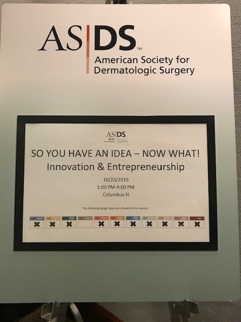 RayMillerIP's tweet image. Our #ASDSMeeting panel had a great group of innovators—Mathew Avram, dir. of @MassGeneralNews #Dermatology Laser &amp;amp; Cosmetic Ctr, @DrLilitGaribyan, Bill Humphries, prez of Ortho Dermatologics, Dieter Manstein, inventor of @CoolSculpting &amp;amp; Mike Peterson, CTO @MerzGlobal N. America.
