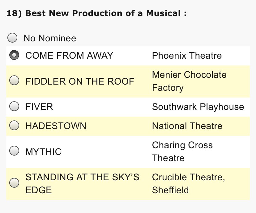 Come From Away Standbys tweet media