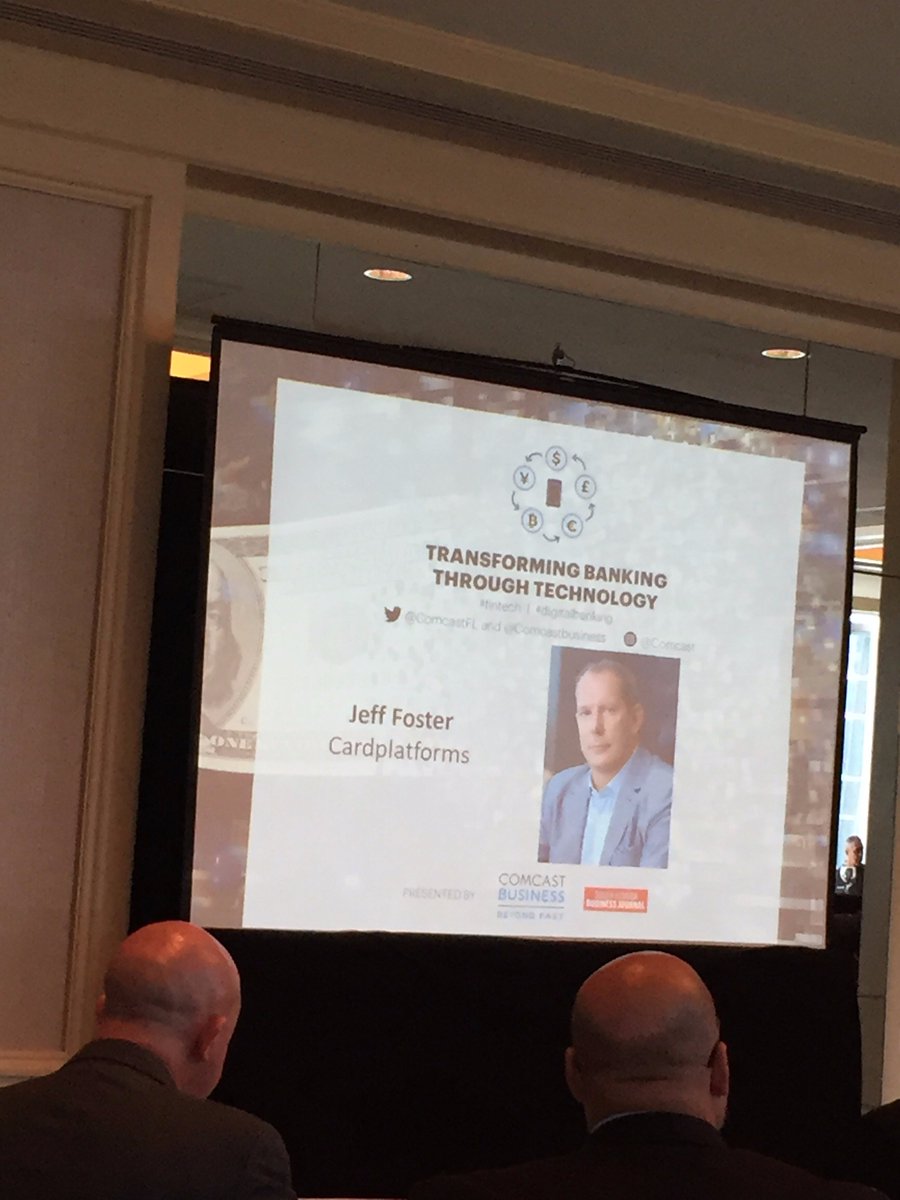 Cardplatforms's tweet photo. Thanks to @SFBJNews for having our CEO @Jeff_Foster_ on the Transforming Banking w/ Tech panel. #payments #fintech #DigitalBanking https://t.co/kkBASEea8R