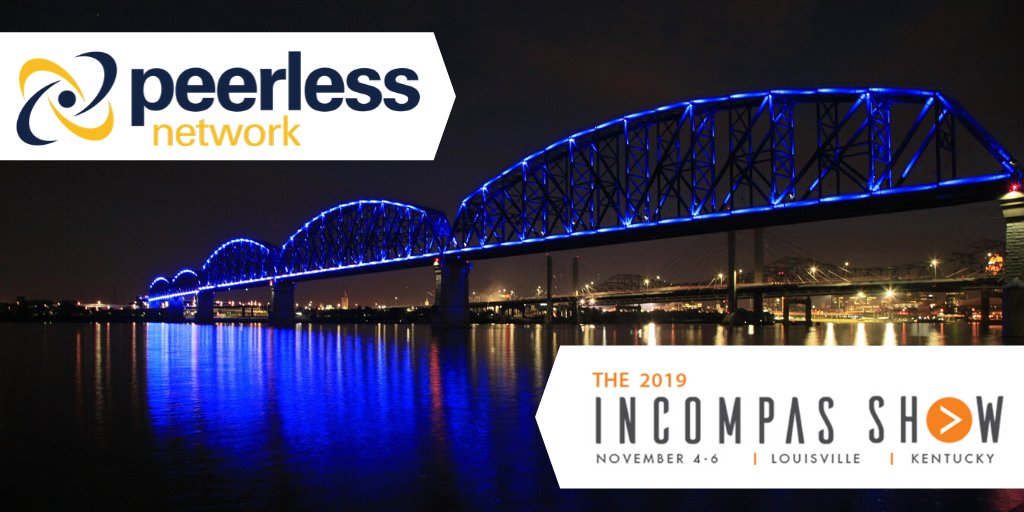 peerlessnetwork's tweet image. Will we see you in Kentucky for #INCOMPAS19? Less than 2 weeks now until the show! Send an email to jsa_peerless@jsa.net to meet with our team and learn about our disruptive telecom solutions, including our latest #PeerlessCallTrue.