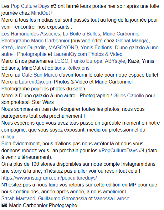 Pop ! Culture Days tweet media