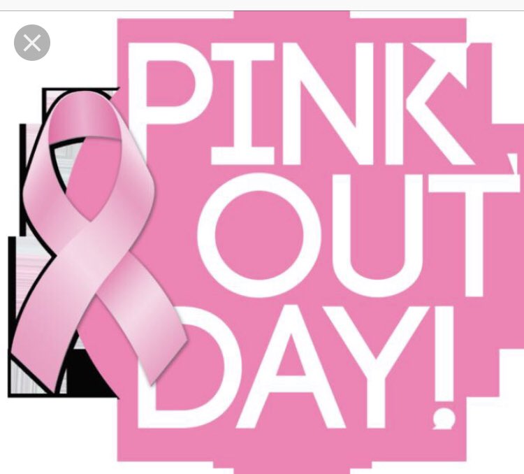 CLFashionDesign's tweet photo. Let’s Pink Out Friday Spartans!! Let’s paint the halls and stands pink to tomorrow to show our support for Breast Cancer Awareness month! You’ll spot some custom designed T-shirts on our Fashion students too! Be on the look out...👀@CyLakes_FB  @CyLakesCheer @CFISDCyLakes https://t.co/RGG12LDj17