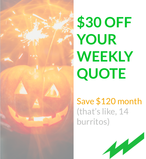 Customers who sign up for a 1-month rental in one of our fully-electric vehicles will receive $120 off their monthly quote! This spooky offer is valid starting today and ends next Thursday (10/31/19) at 5pm. Learn more at waivecar.com and get an electric car same day!
