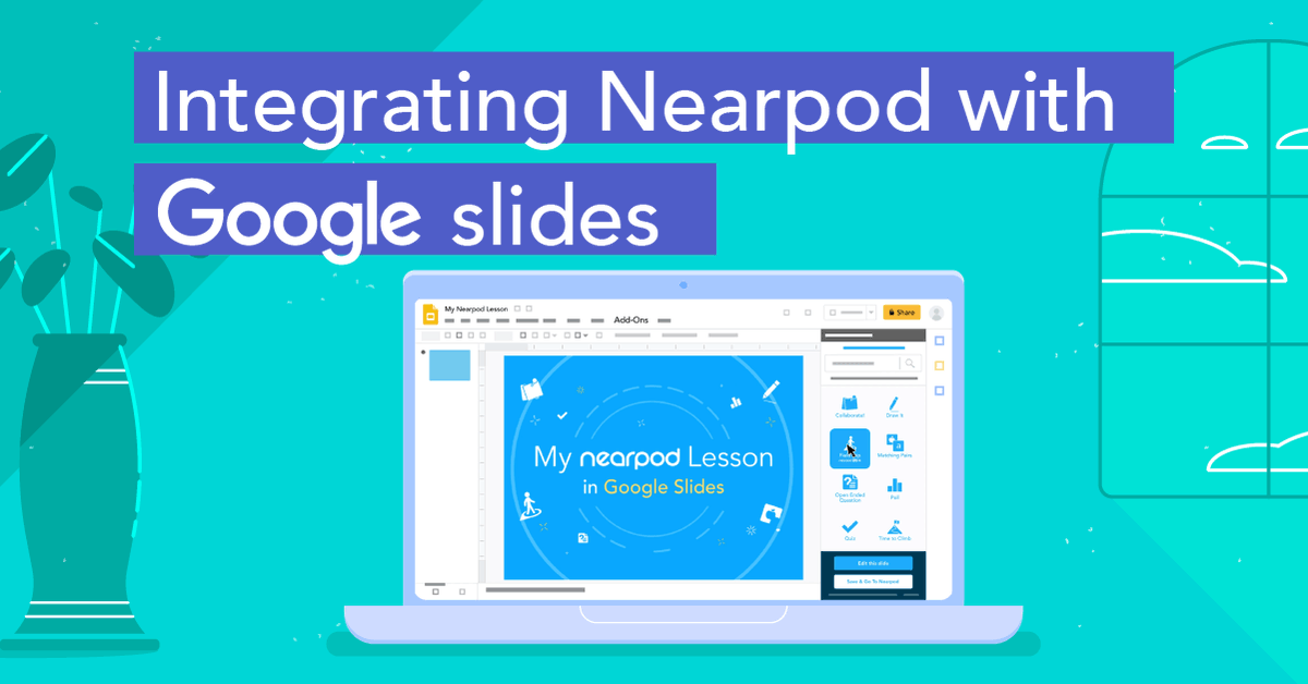 CSDISD's tweet photo. Embed & edit your favorite @Nearpod activities & features directly w/in Google Slides! Added bonus: You can now collaborate with colleagues when creating lessons. Read more about the amazing Nearpod Add-On for Google Slides. https://t.co/qJOmnocvH7 #csdedtech #LearnGrowAchieve https://t.co/mdEEYkb8nc