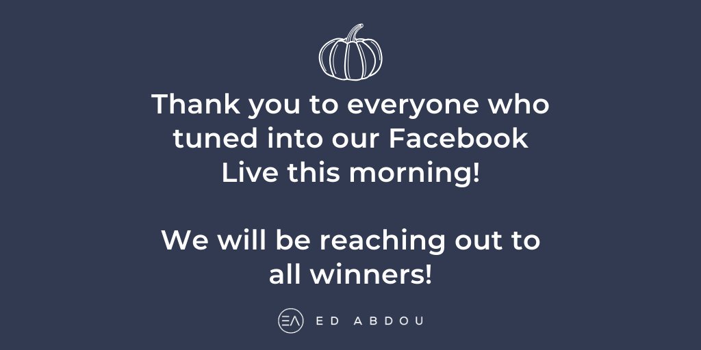 #Thankyou to everyone who tuned into our Facebook Live prize draw this morning! We'll be reaching out to the winners soon!

#facebooklive #prizedraw #prizes #winners #spooktacularevent #edsellsthe6ix #lovewhatido #realtorlife #realtorofinstagram #realtor #events #somuchfun