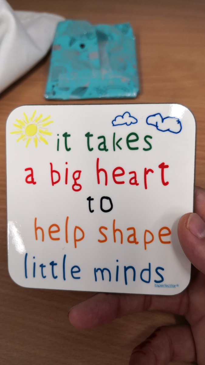 White it may seem small, the ripple effects of small things is extraordinary. Remember that there no such a thing as a small act of kindness, every act creates a ripple with no logical end. #his_learning <a href="/ImproveLearning/">Terry</a> I love the messabe on the placemat. Thank you.