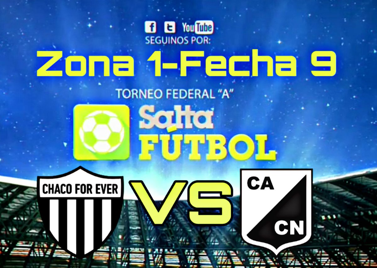 SaltaFutbol's tweet photo. #FederalA
🔴El Torneo Federal A se juega por Salta Deportes. 
⚽Ya estamos, EN VIVO, desde Resistencia, con Chaco For Ever VS Central Norte!. #SaltaFutbol https://t.co/OsGCOXZfRT
