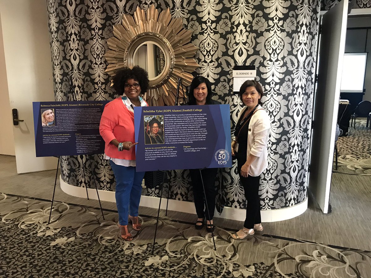 Empowered, encouraged, inspired by a wealth of historical knowledge and shared practices, restored, affirmed, energized, sparking creativity all to continue the 50 year legacy (1969-2019) of service to EOPS participants! #iameops #ccceopsa conference 2019!