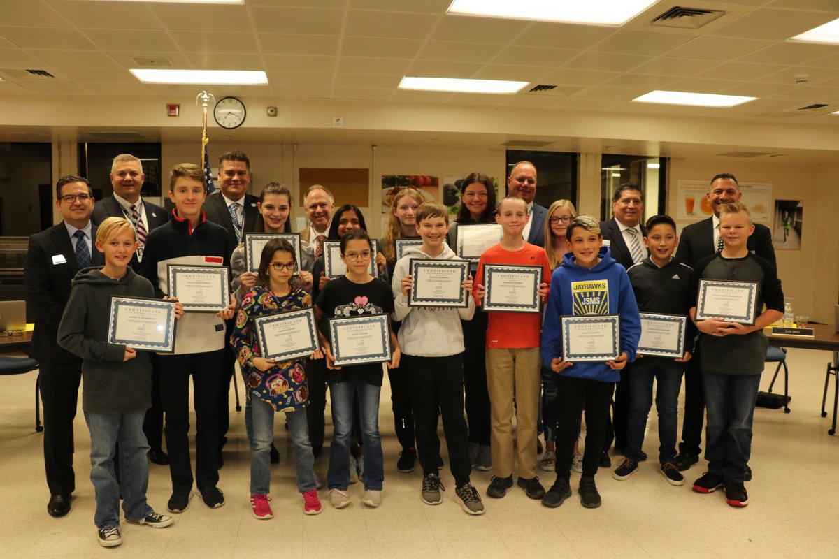 JayStreamPTA's tweet photo. Fun busy night at Jay! First a dedication to our new innovation center and then a celebration of our sportsmanship awards for fall sports! https://t.co/xczbNWHvFE