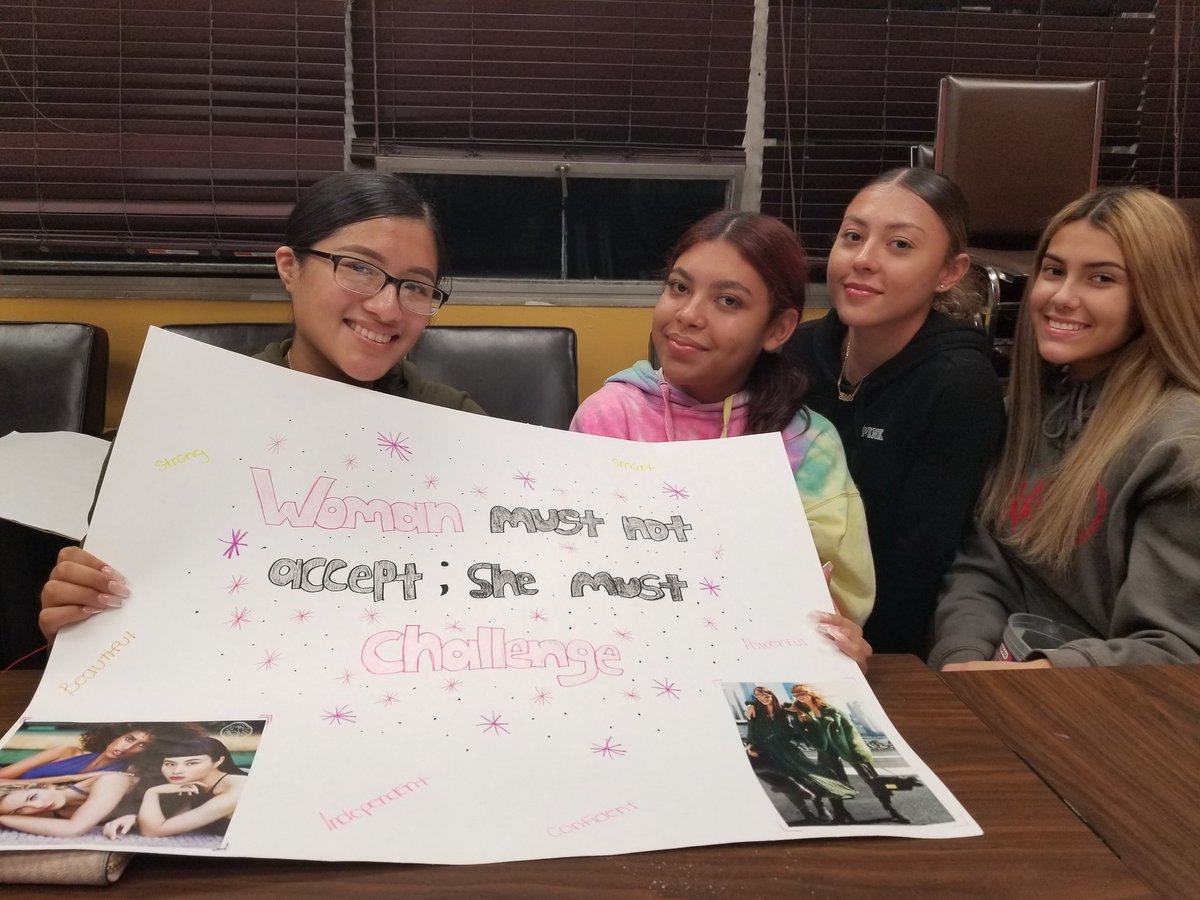 Our Entre Mujeres girls celebrated women this month and today dressed like their favorite Latina SHEro! Meet AOC, Justice Sotomayor, and 2 young ladies who dressed up like their moms!! #EntreMujeres <a href="/WeAreUnidosUS/">UnidosUS</a> <a href="/UPS/">UPS</a> #PRAHD