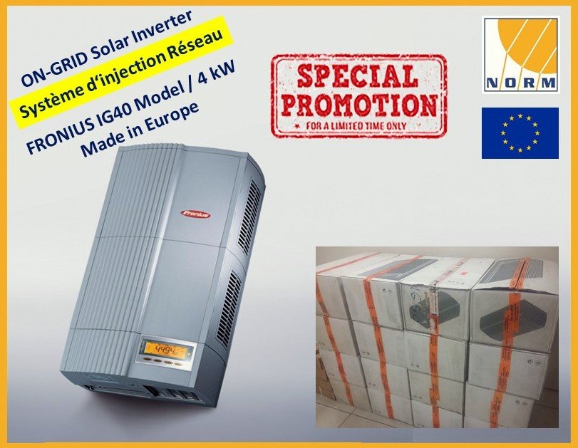 Norm_Energy's tweet photo. Fronius Brand On Grid Solar inverter of European origin

IG40 and IG50 Model Products in New and Original

#inverter #solarinverter #solarenergy #solarpower #solargrid #gridsolar #solarelectric #ongrid #gridtie #pvinverter #iran #İran #Iran #Fronius #FroniusSolar #FroniusInverter https://t.co/YyjF3JdZWS