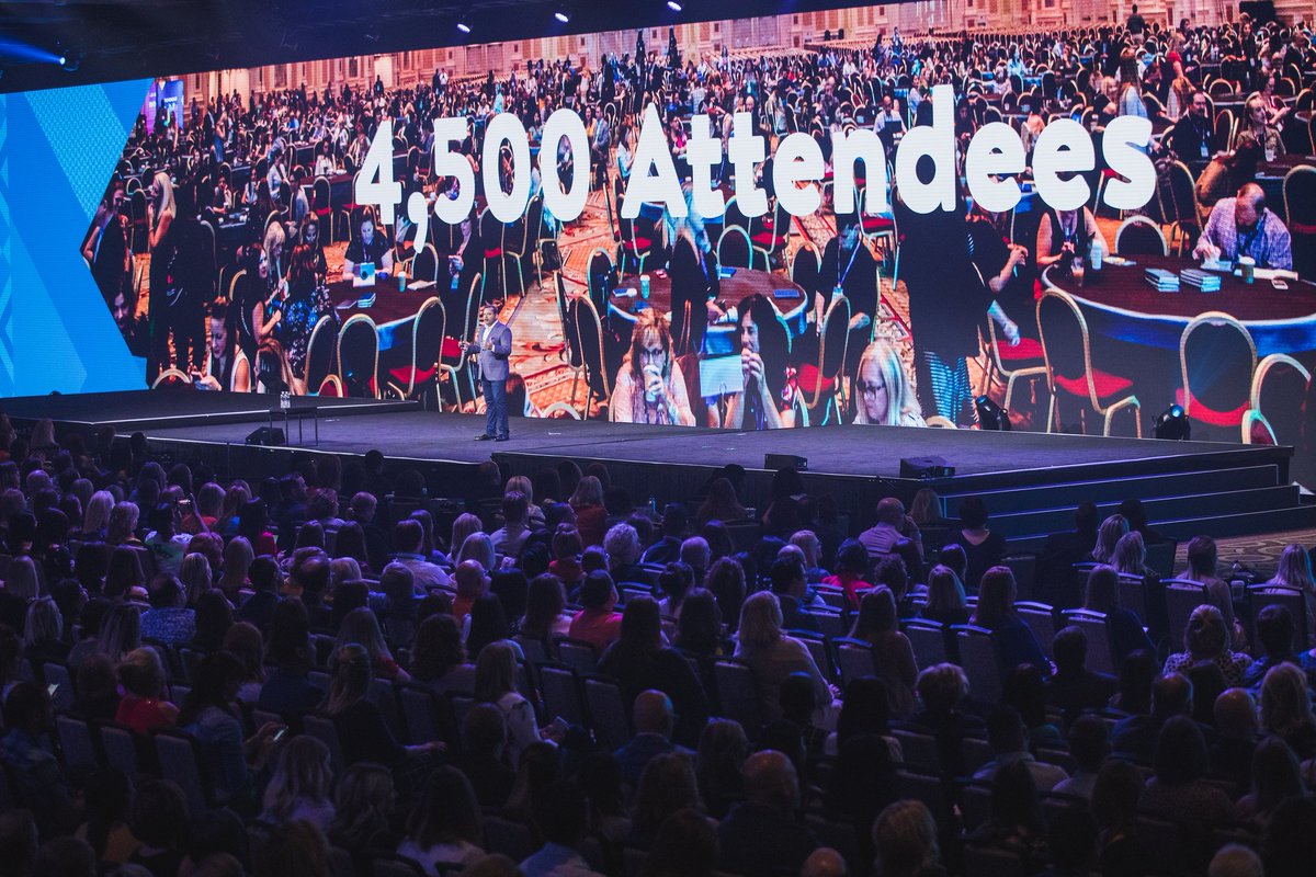 cvent's tweet photo. We just wrapped up our biggest #CventCONNECTEurope yet and to celebrate, we're already gearing up for @CventCONNECT 2020! 🎉 We're headed back to #Vegas at the all-new @caesarsmeetings' CAESARS FORUM! Registration is now open! https://t.co/fLdlvFA1Rk https://t.co/f08VqRhNMM