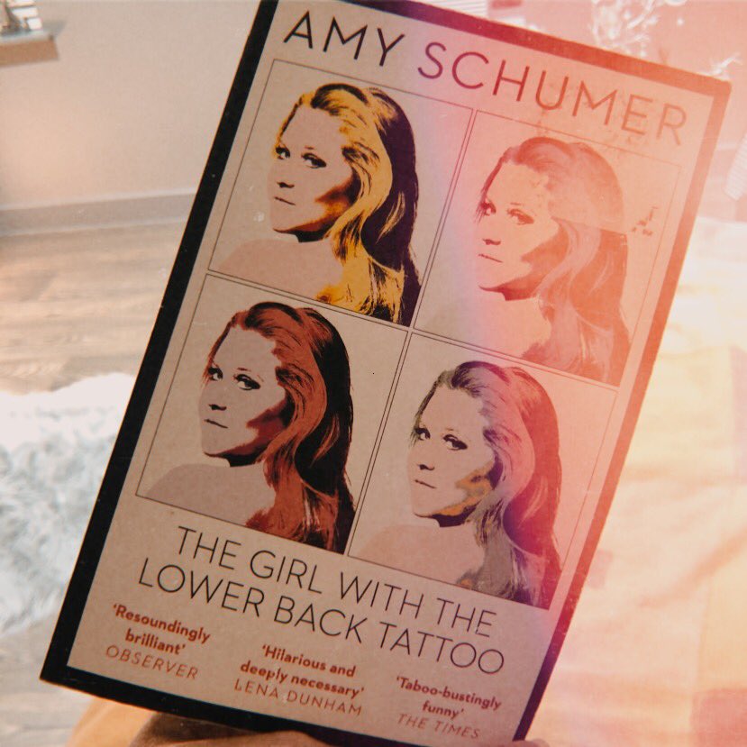 raysunset25's tweet photo. My October read is nearly coming to an end and I’m sad. I love this book! @amyschumer https://t.co/RnojoAEc0j