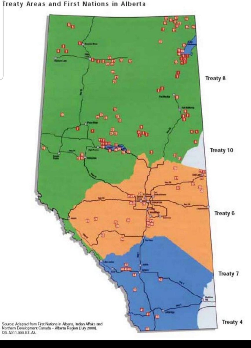 NightowlPat's tweet image. With all the talk of #WeExit in western #Canada, has anybody got any accurate info on #Treaty lands? Seems like this may be an impediment LOL