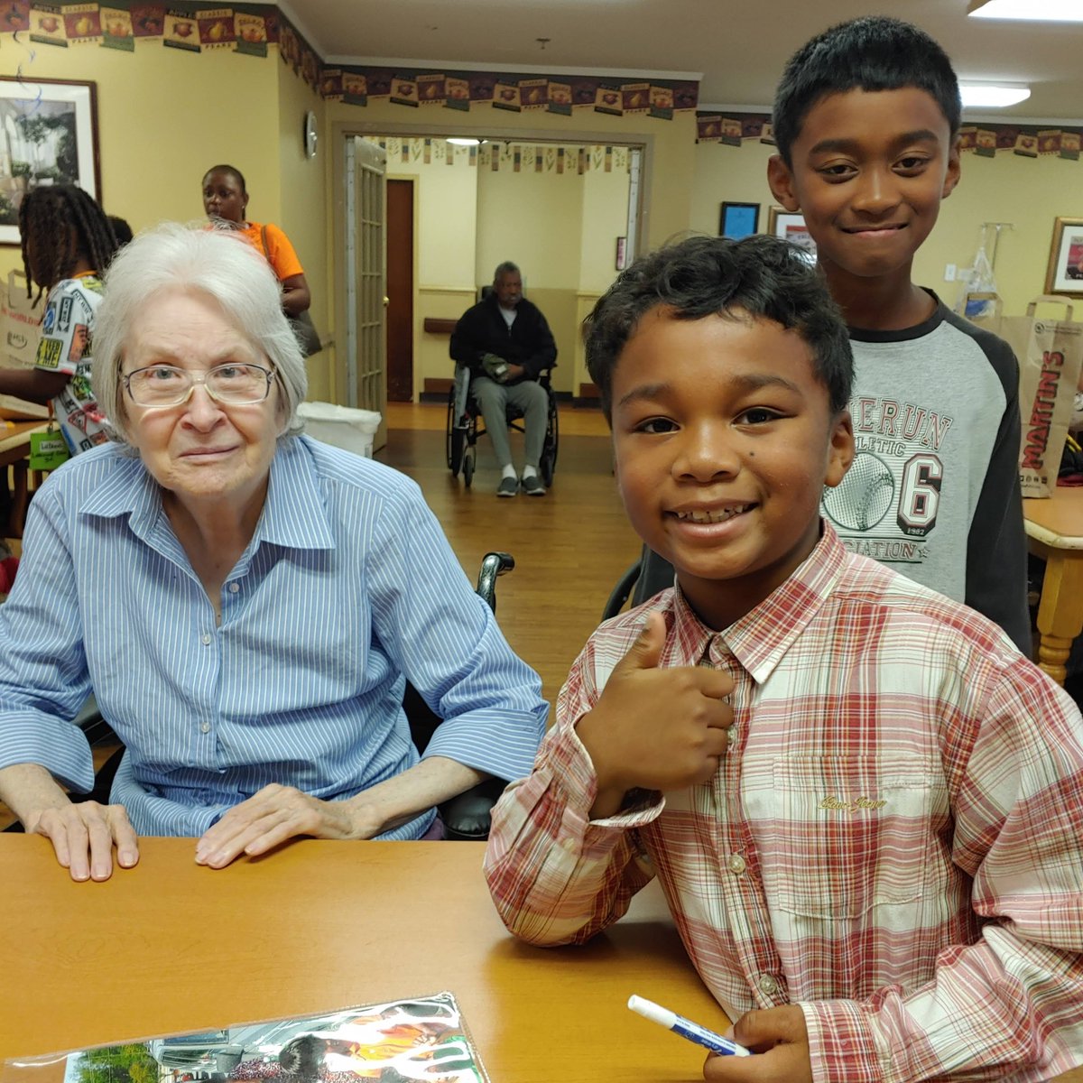 Pictures from the field trip to Battlefield Park Healthcare (nursing home) with Walnut Hill Elementary School Gifted Students. #Petersburg Public Schools