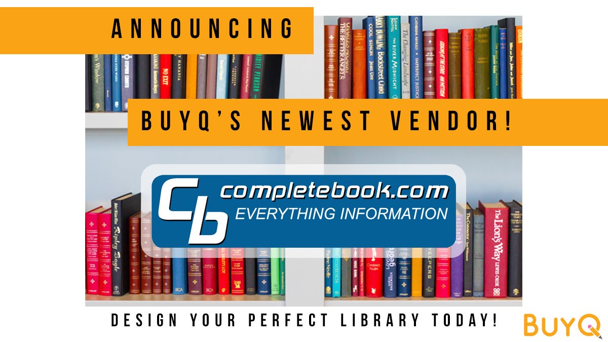 Announcing BuyQ's newest awarded vendor <a href="/completebook/">Complete Book</a>! #CharterSchools can now access savings of up to 52% off and other benefits at completebook.com/buyq/account-r…. #buyq