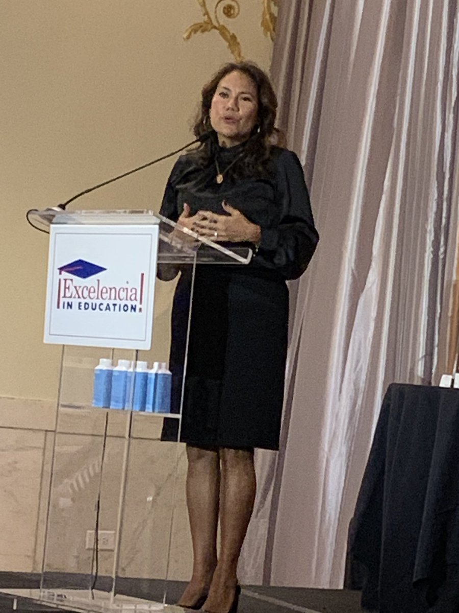 tgridiron's tweet photo. So honored to listen to the inspiring remarks of Texas Representative Veronica Escobar at the Celebracion de Excelencia @EdExcelencia #Examples2019. A committed leader and champion for student success.@ACTEquity https://t.co/1QlzJpZODq