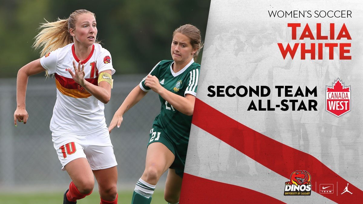 FoothillsSoccer's tweet photo. 🤩🤩🤩🤩

Congratulations to our four @FoothillsSoccer youth alumnae on their @CanadaWest Women’s Soccer accolades for the 2019 Season! 

1st Team All-Star ⭐️ @AmyMikuska9
2nd Team All-Stars ⭐️⭐️  @TaliaWhite3 @Kelsie_3
All-Rookie🏅Alison Pedersen 

#OutstandingPlayersandPeople https://t.co/S50BjStdxY