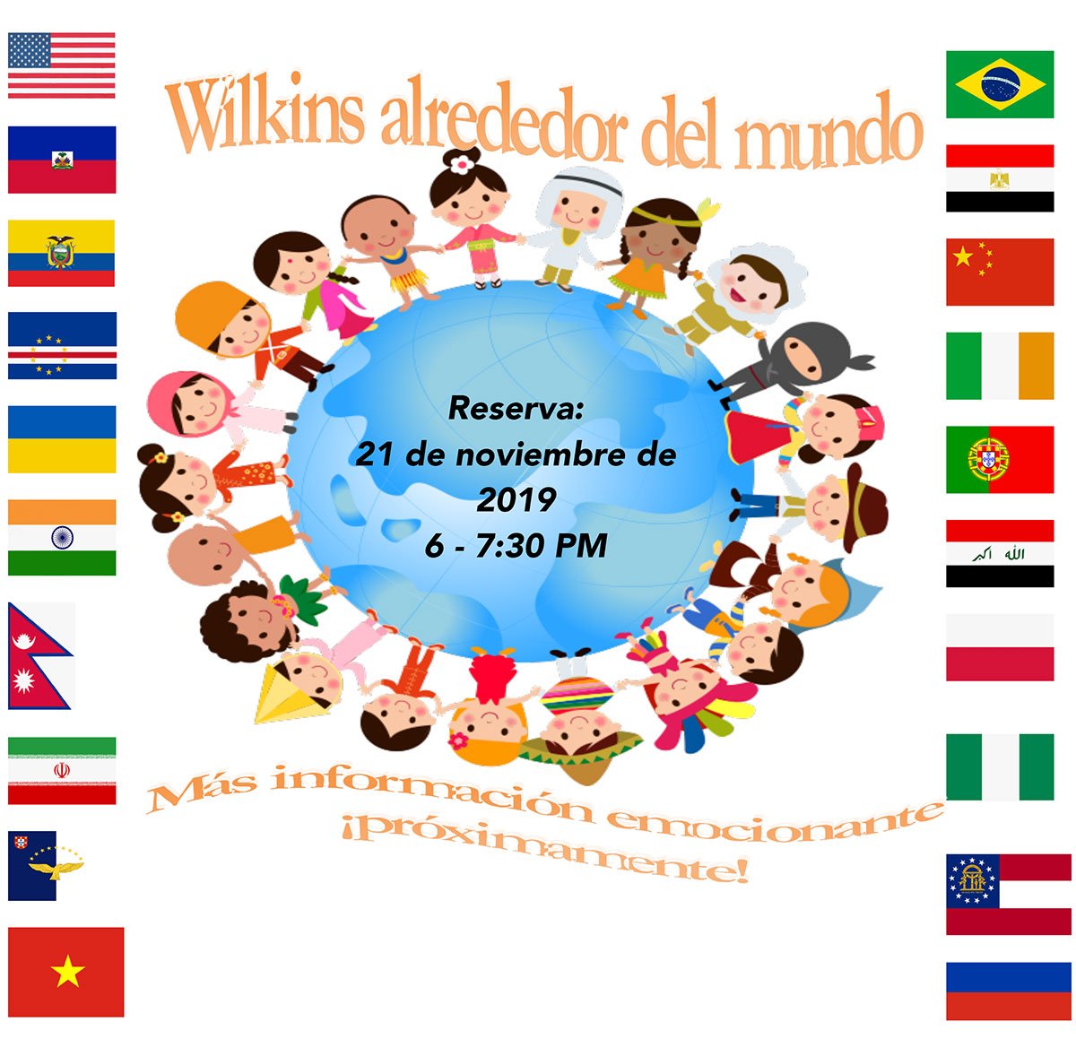 Stoughton Schools (@stoughtonps) on Twitter photo Wilkins School families, save the date for "Wilkins Around the World" which is occurring on November, 21, 2019 from 6-7:30pm. More information will be available soon. <a href="/WilkinsWildcats/">WilkinsWildcats</a> Wilkins School families, save the date for "Wilkins Around the World" which is occurring on November, 21, 2019 from 6-7:30pm. More information will be available soon. <a href="/WilkinsWildcats/">WilkinsWildcats</a>