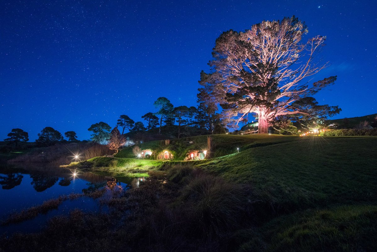 Even darkness must pass. 🌙 Hobbiton Movie Set, Matamata, NZ.