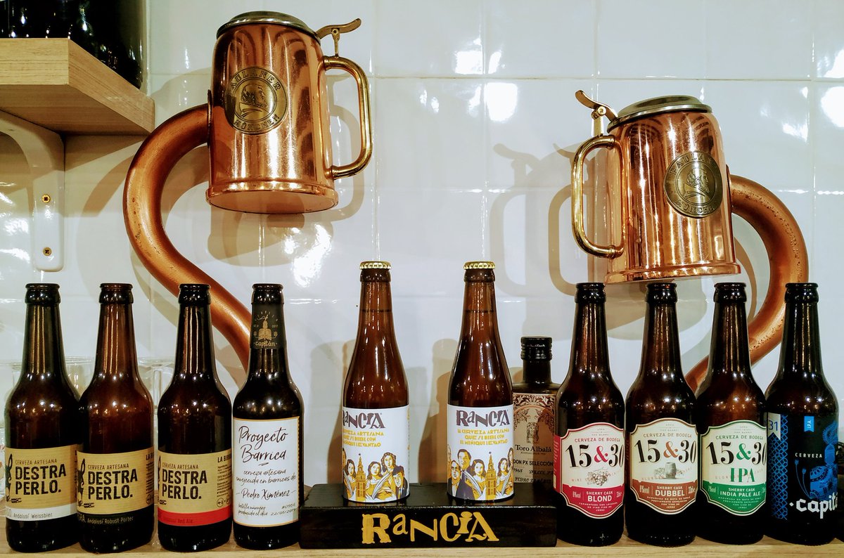 abaceriafamilia's tweet photo. Una cervecita artesana???? Vente a disfrutar de lo mejor de lo mejor en @abaceriafamilia disfruta de una cerveza @Destraperlobeer @CervezaCapitan  @soyrancia  @1530sherrybeer https://t.co/vJOya1h8wk