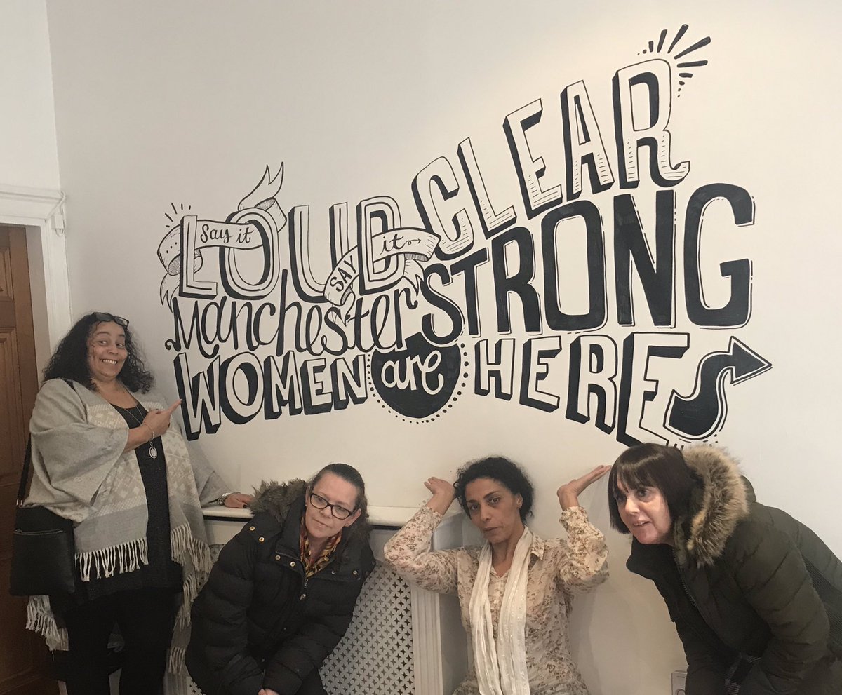 NHYPCIC's tweet photo. #WellWeSaidIt Loud and Clear Manchester Strong Women are here https://t.co/WQg5GUu1Y9