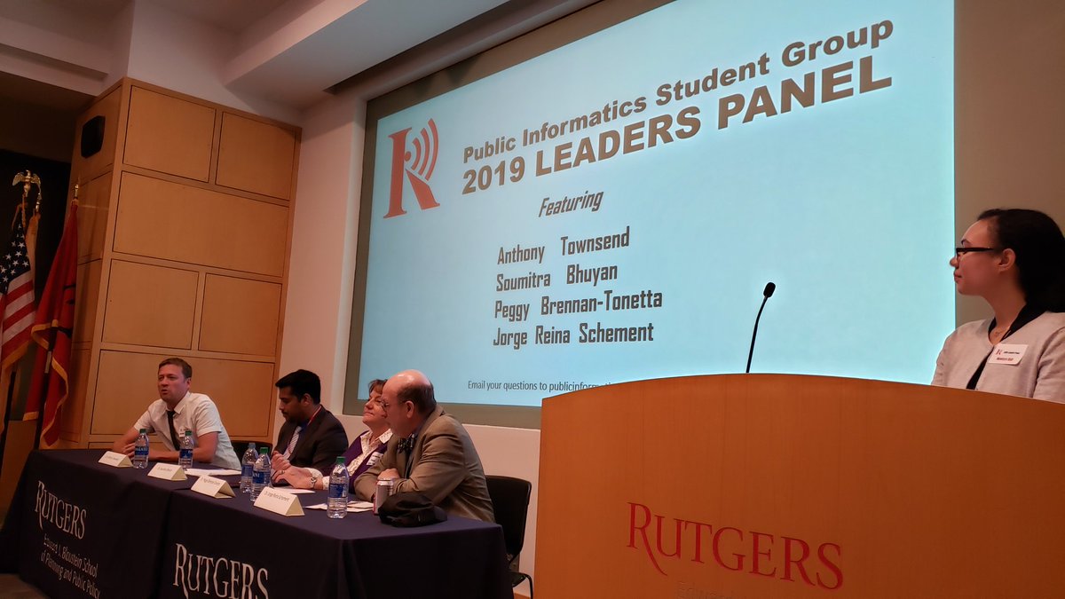 vthakuriah's tweet photo. Interesting panel discussion on challenges of tech in the public sector @blousteinschool @RutgersNB @Prof_Bhuyan @anthonymobile https://t.co/IdCeg2nNU0