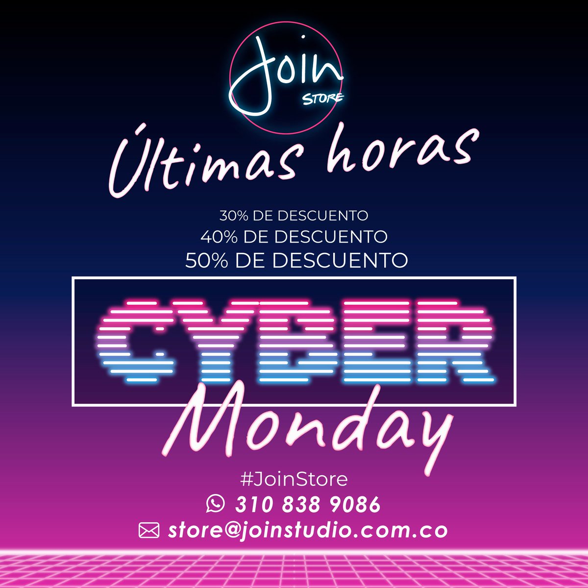 MyJoinStore's tweet image. Últimas horas. ⏱️🛍️
Los mejores productos de #JoinStore con descuentos del 20%, 30% y 50%
Jamás habíamos hecho tantos descuentos tan buenos.
Mira todo lo que tenemos ya para ti, con entrega inmediata:
instagram.com/myjoinstore/